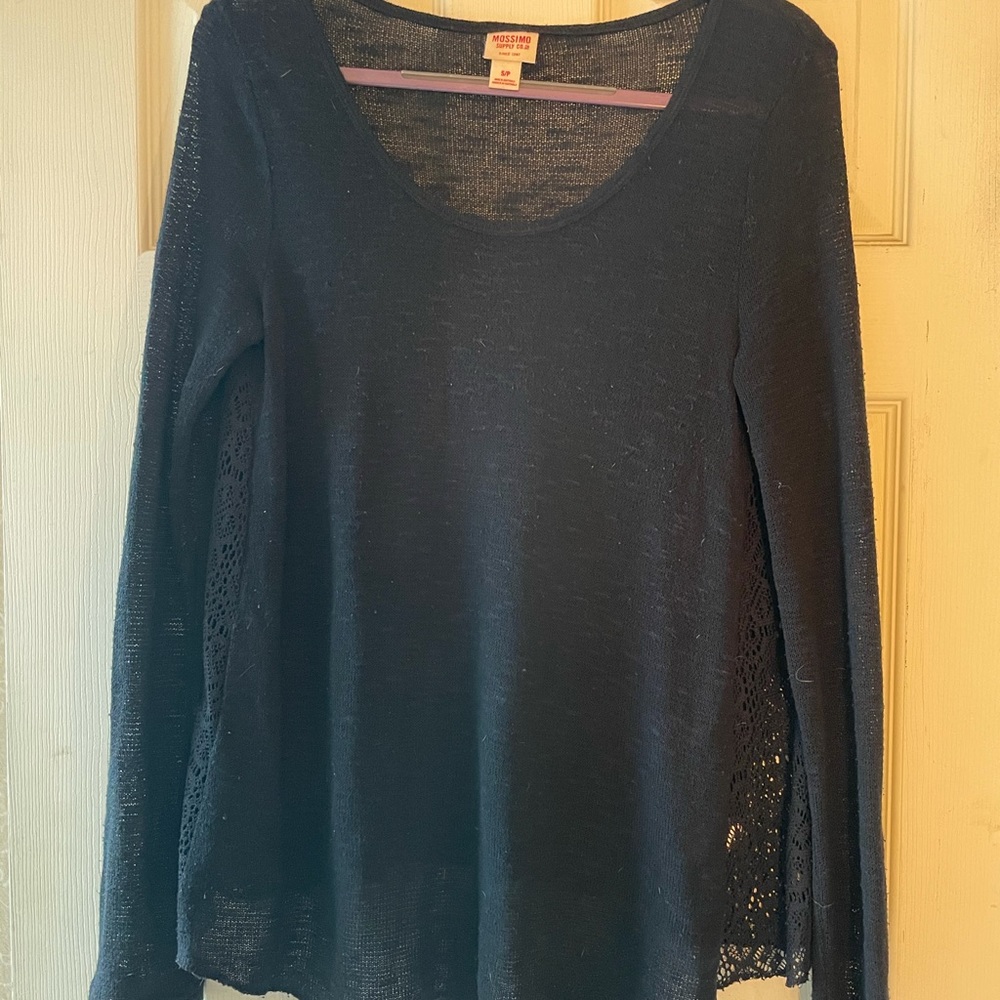 Flowy black sweater